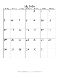 Check spelling or type a new query. Printable July 2020 Calendar Vertical