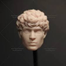 1/12 Superman Clark Kent Thomas Welling Lifelike Unpainted Head Sculpt  Batman v Superman：Dawn of Justice White Model For 6" Body
