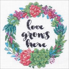 Maybe you would like to learn more about one of these? Succulent Wreath Cross Stitch Kit By Dimensions 6 X6 Anabella S