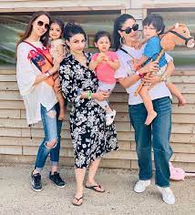 Kareena kapoor khan and sharmila tagore got together on the couch for the first time for former's radio show what women want. Kareena Kapoor Khan And Soha Ali Khan Spend Time Together With Their Children Taimur Ali Khan And Inaaya Kemmu Bollywood News Bollywood Hungama