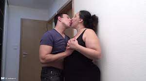Mom and son kiss porn