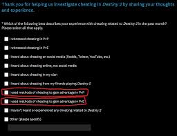 Next #1 may 15, 2012. For All Of You Saying Destiny Has No Anti Cheat Destiny2