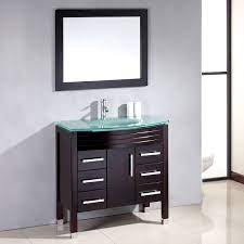 Cheap bathroom sinks, buy quality home improvement directly from china suppliers:kemaidi luxury bathroom glass vessel vanity sink faucet set with free pop up drain bathroom basin mixer set enjoy free shipping worldwide! Cambridge 36 Inch Glass Single Sink Bathroom Vanity
