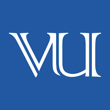 Student preparing for VU exams using Past Papers and MCQs on a laptop