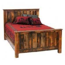 Rustic Barnwood Bed Traditional Bedroom Sets Barnwood Bed Home Furniture