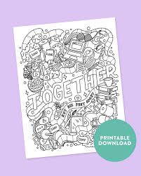 Plus, it's an easy way to celebrate each season or special holidays. Free Social Distancing Coloring Page Belinda Lettering Artist And Illustrator Chicago