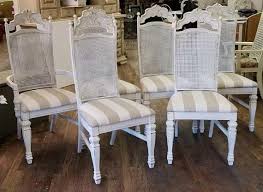 6 White Shabby Chic Dining Chairs Country Cottage Captains Etsy Shabby Chic Dining Chairs Chic Dining Chairs Farmhouse Chic Dining
