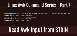 How To Read Awk Input From Stdin In Linux Part 7 Linux Reading Howto