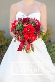 Other common wedding varieties include privet berries, hypericum berries, snowberries, and viburnum berries, all of which tend to be available throughout the year. Bouquet Blueprint Crimson Christmas Wedding Bouquet