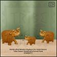 3 Piece Wooden Elephant Set, For Home Decor