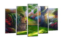 Yagliboya Rengarenk Bahce 5 Parca Kanvas Tablo Artedeko Com Kanvas Kanvas Tablo Canvas Paint Goblen Paravan Gobelin Oil Paint Decoration Kirlent Modern Tablo Soyut Tablo Dekoratif Tablo Osmanli Tablo Cicek Tablo Doga