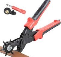 Belt Hole Puncher - Heavy Duty Leather Punch Tool - Adjustable Hole Punch for Belts