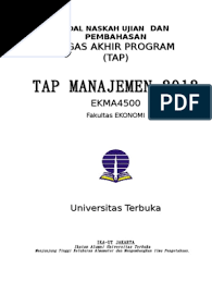 Contoh analisis dan interpretasi data pada penelitian kualitatif Contoh Soal Tap Manajemen Ut