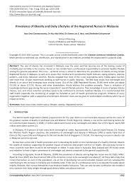 We did not find results for: Pdf Prevalence Of Obesity And Daily Lifestyles Of The Registered Nurses In Malaysia