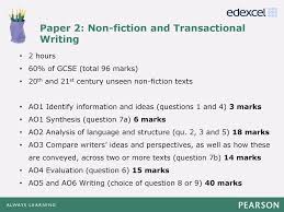 Questions with modelled examples and answers to get you and your students ready for the summer exams! Gcse English Language Mocks Marking Training 16bae Ppt Download
