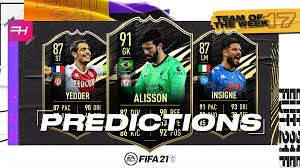 We did not find results for: Fifa 21 Team Of The Week 17 Predictions Futhead News