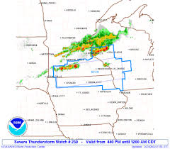Severe thunderstorms are possible in and near the watch area. Severe Thunderstorm Watch Until Midnight For Southern Minnesota Mpr News