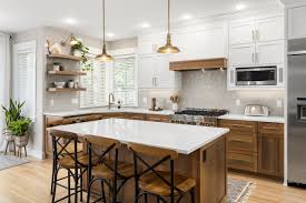 ways with white and wood kitchens