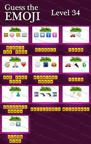 Guess The Emoji Level 34 Answers And Cheats Doors Geek