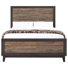 Buy headboards and get the best deals at the lowest prices on ebay! Crown Mark Tacoma King Rustic Headboard And Footboard Bed Wilcox Furniture Panel Beds