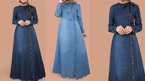 طريقة تفصيل وخياطة حجاب جينز بقصة كروازيه سهل جدا‎ - YouTube | Abaya  fashion, Fashion, Couture