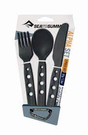 Maybe you would like to learn more about one of these? Besteck Sea To Summit Alphalight Cutlery Set 3pc Knife Fork And Spoon Sportartikel Sportega