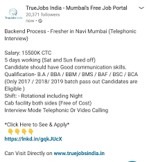 Pin On Truejobs India