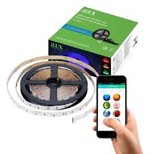 Lighting Ever 5m 16 4ft Rgb 300 Led Smart Strip Light Ilux Mesh Bluetooth Phone App Control Indoor Decor Walmart Com Walmart Com