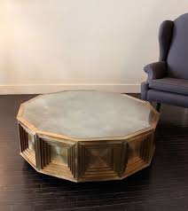 Dodecagon Coffee Table Blackman Cruz Antique Mirror Coffee Tables Coffee Table Mirrored Coffee Tables