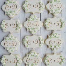 Hand Decorated Sugar Cookies Cookies Wedding Table Visual Cookies And Milk Delicious D Wedding Shower Cookies Monogrammed Wedding Cookies Bridal Shower Cookies