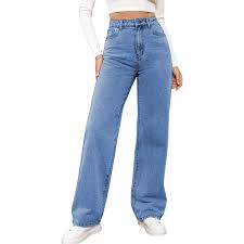 Ketyyh-chn99 High Waist Jeans for Women High Rise Straight Jeans y2k Womens  Flare Jeans High Waisted Wide Leg Baggy Jean for Women Stretch Denim Pants  Light Blue,S - Walmart.ca