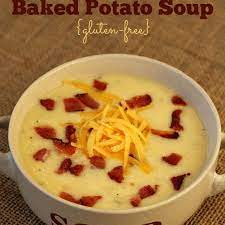 Cheesy Baked Potato Soup Gluten Free Recipe Yummly Recipe Gluten Free Soup Gluten Free Eating Recipes