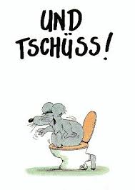 Die korrekte deutsche aussprache des abschiedswortes tschüss!.the correct german pronunciation of tschüss!.translation in english:bye! Tschuss Uli Stein Bilder Witzig Lustig