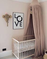 Just Perfect Thefrugality Love This Wall Colour With Our Bark Canopy Shop From Our Range Of Canopies They Add Such Ikea Nursery Ikea Baby Ikea Sniglar Crib