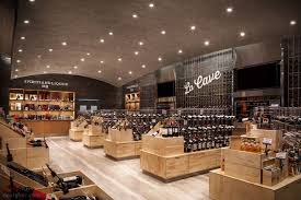 home park by triad supermarket design store design wine store design