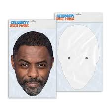 Personalised Funny Celebrity Face Mask Idris Elba Ready to Wear, Fun Party  Gifts Unique for Fans, Novelty Face Masks