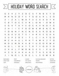 Holiday Activities Free Downloads Inspire Holiday Activities Holiday Word Search Holiday Words