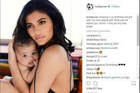 Kylie jenner's newborn daughter stormi is already smashing social media records. Kylie Jenner Shares New Photo Of Stormi