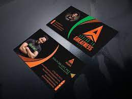 Blood orange poppy standard calling card. Design Personal Trainer Business Cards Personal Trainer Business Card Personal Trainer Business Personal Trainer Marketing