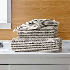 Buy white striped bath towels and get the best deals at the lowest prices on ebay! Bath Towels Patterned Decorative Striped Crate And Barrel