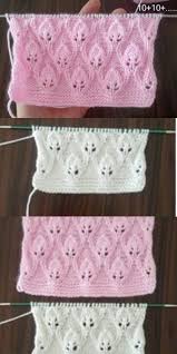 Cerceveli Minik Yapraklar Orgu Modeli Yapilisi Baby Knitting Patterns Orgu Tig Isleri
