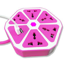 Ổ cắm hình múi cam có cổng USB