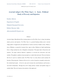 She would never know (2021) episode 5. Pdf Aravind Adiga S The White Tiger A Socio Political Study Of Poverty And Injustice