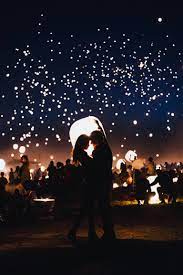 Itap Of A Couple At A Lantern Festival Photo Background Editor Wallpaper Photohd Photonew P Romantic Photos Romantic Couples Relationship Goals Pictures