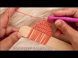 شاهدوا ماذا يمكنكم صنعه باستخدام عود الايسكريم الخشبي في فن الكروشيه Woolen Flower Ideas With Stick Youtube Em 2021 Lacos De Cabelo Infantil Pontos De Croche Croche