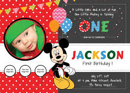 Invitation Card Design For 1st Birthday Party Download Now Mickey Mouse 1st Birthday Invitations Mickey Mouse Birthday Invitations Mickey Mouse Invitation Birthday Invitation Card Template