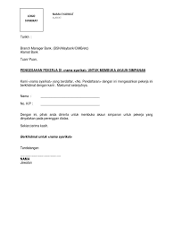 Afrikaans albanian arabic bengali chinese croatian czech danish dutch english finnish french german greek hindi hungarian icelandic indonesian italian japanese korean latin malay malayalam marathi nepali. I M Reading Surat Pengesahan Pekerja Membuka Akaun Bank On Scribd Surat Reading Bank