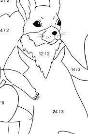 Free summer color by number (coloring page) great for kids to review numbers and colors! Print Summer Coloring Page Squirrels Are Preparing Apples For Winter
