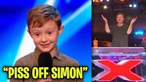 If you can't handle the heat then get out of the kitchen. This Little Kid Roasts Simon Cowell Savage Youtube