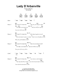 Bob marley get up stand up ! Lady D Arbanville Sheet Music Cat Stevens Guitar Chords Lyrics